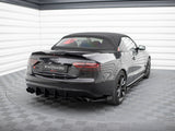 Street Pro Rear Side Splitters + Flaps compatible with Audi S5 / A5 S Line Coupe / Cabrio 8T