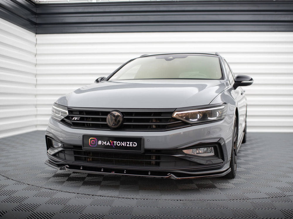 Front Splitter V.1 compatible with Volkswagen Passat R-Line B8 Facelift