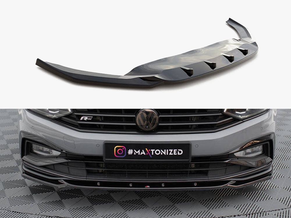 Front Splitter V.2 compatible with Volkswagen Passat R-Line B8 Facelift