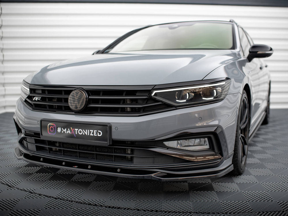 Front Splitter V.2 compatible with Volkswagen Passat R-Line B8 Facelift