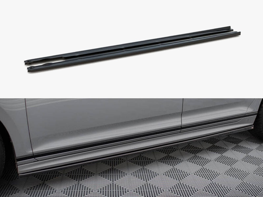 Side Skirts Diffusers compatible with Volkswagen Passat R-Line B8 Facelift
