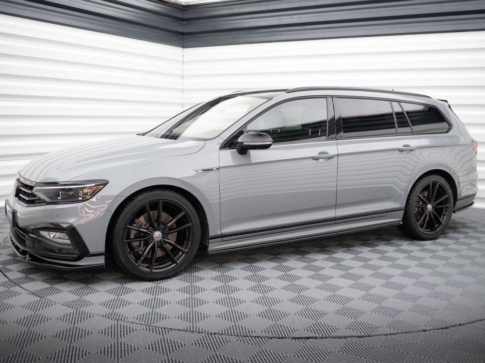 Side Skirts Diffusers compatible with Volkswagen Passat R-Line B8 Facelift
