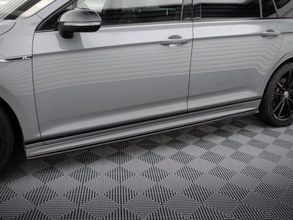 Side Skirts Diffusers compatible with Volkswagen Passat R-Line B8 Facelift