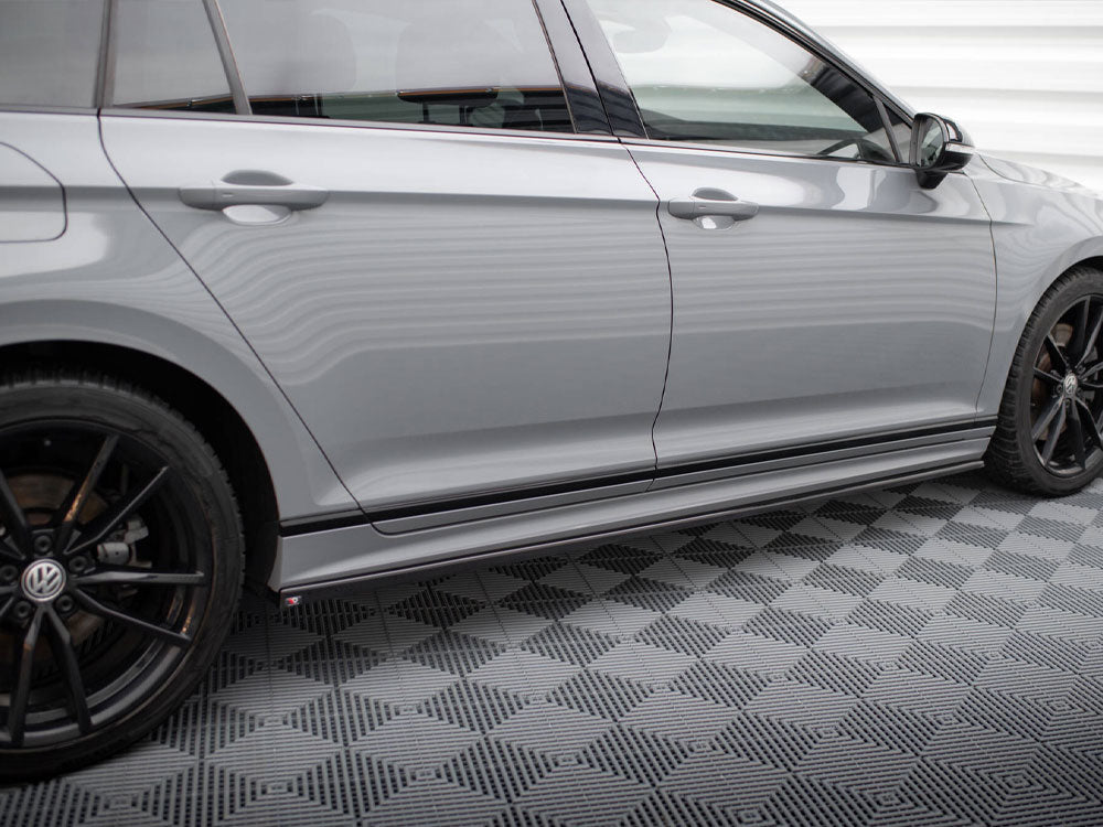 Side Skirts Diffusers compatible with Volkswagen Passat R-Line B8 Facelift