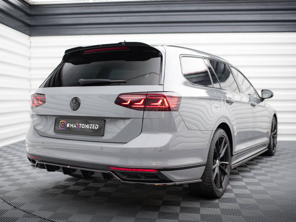Rear Splitter (Vertical Bars) compatible with Volkswagen Passat R-Line B8 Facelift