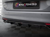 Rear Splitter (Vertical Bars) compatible with Volkswagen Passat R-Line B8 Facelift
