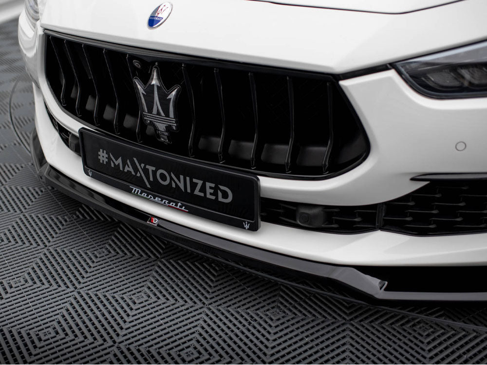 Front Splitter V.1 compatible with Maserati Ghibli Mk3 Facelift