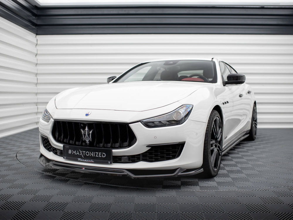 Front Splitter V.2 compatible with Maserati Ghibli Mk3 Facelift