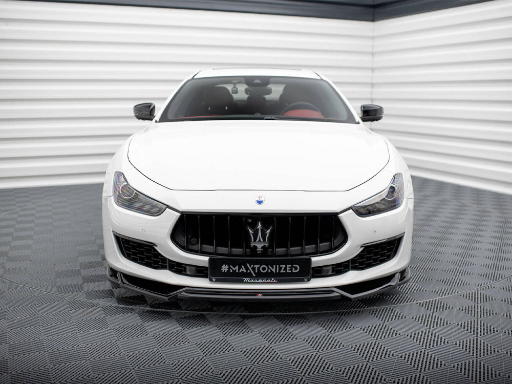 Front Splitter V.2 compatible with Maserati Ghibli Mk3 Facelift