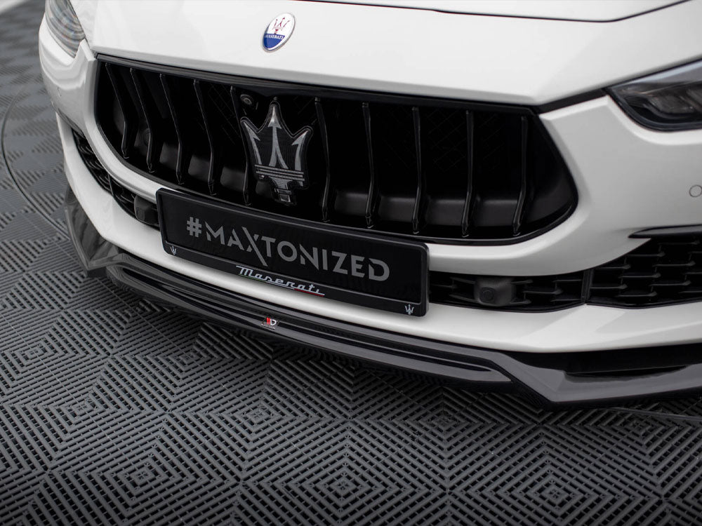 Front Splitter V.2 compatible with Maserati Ghibli Mk3 Facelift