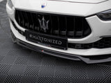 Front Splitter V.2 compatible with Maserati Ghibli Mk3 Facelift