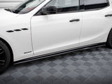 Side Skirts Diffusers compatible with Maserati Ghibli Mk3 Facelift