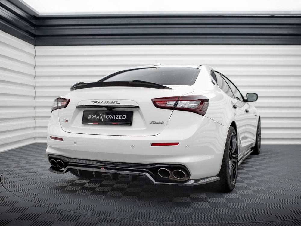 Rear Splitter (Vertical Bars) compatible with Maserati Ghibli Mk3 Facelift