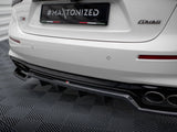 Rear Splitter (Vertical Bars) compatible with Maserati Ghibli Mk3 Facelift