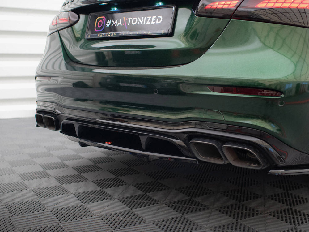 Rear Splitter (Vertical Bars) compatible with Mercedes-AMG E63 W213 Facelift
