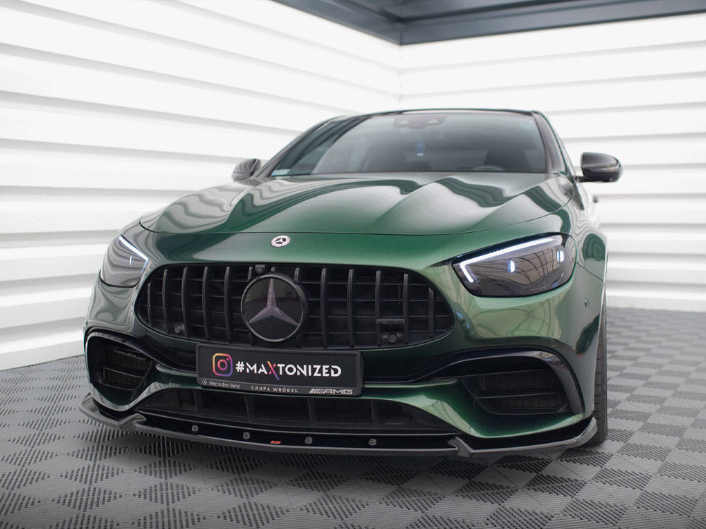 Front Splitter V.2 compatible with Mercedes-AMG E63 W213 Facelift