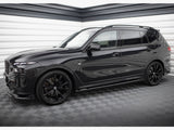 Side Skirts Diffusers compatible with BMW X7 M-Pack G07 Facelift