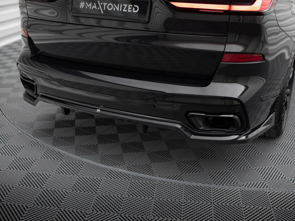 Rear Splitter (Vertical Bars) compatible with BMW X7 M-Pack G07 Facelift