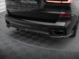 Rear Splitter (Vertical Bars) compatible with BMW X7 M-Pack G07 Facelift