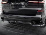 Rear Splitter (Vertical Bars) compatible with BMW X7 M-Pack G07 Facelift