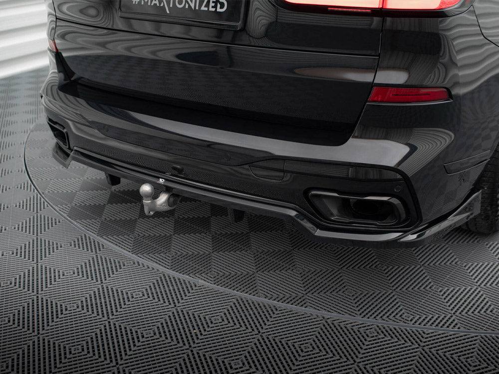 Rear Splitter (Vertical Bars) compatible with BMW X7 M-Pack G07 Facelift
