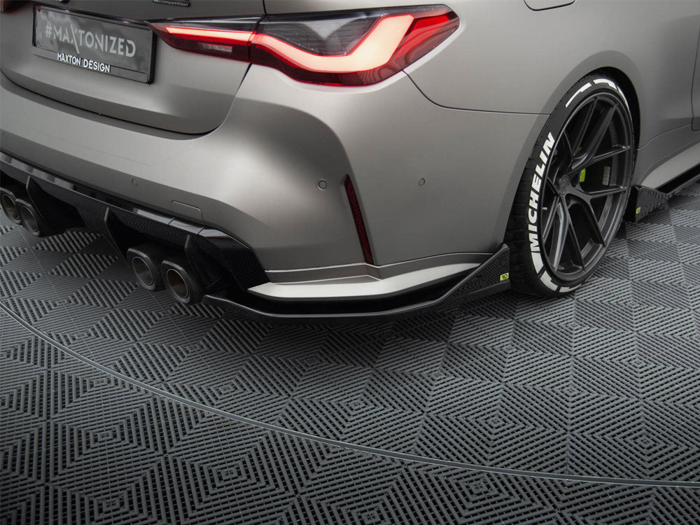 Rear Side Splitters V.3 CSL Look compatible with BMW M4 G82 / G82 Facelift