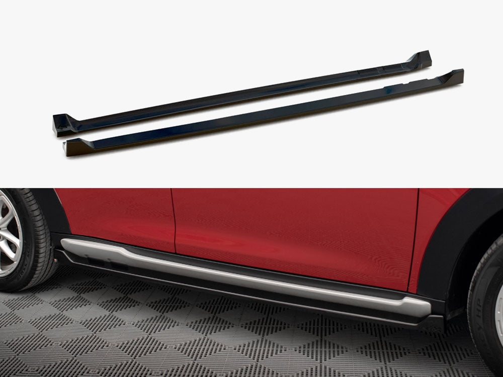 Side Skirts Diffusers compatible with MINI Cooper Countryman R60 Facelift
