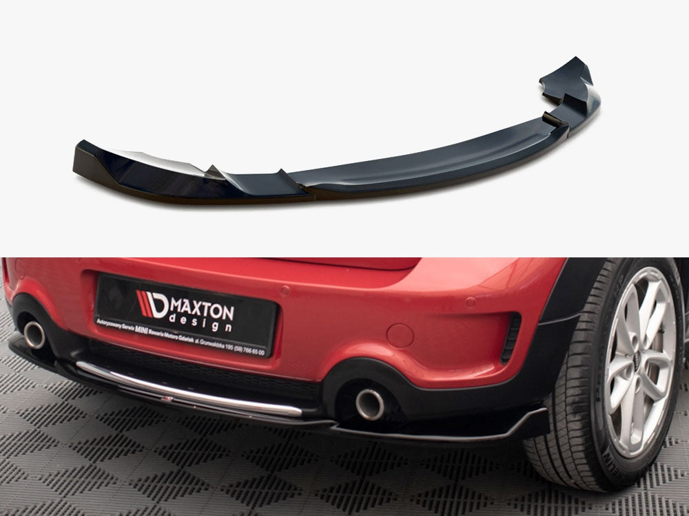 Central Rear Splitter compatible with MINI Cooper Countryman R60 Facelift