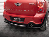 Central Rear Splitter compatible with MINI Cooper Countryman R60 Facelift
