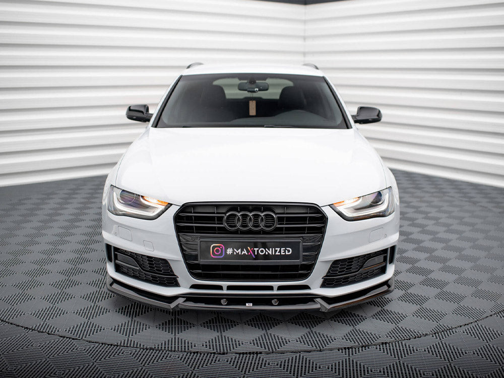 Front Splitter V.1 compatible with Audi A4 Competition B8 Facelift