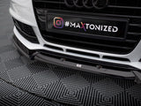 Front Splitter V.1 compatible with Audi A4 Competition B8 Facelift