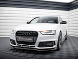 Front Splitter V.2 compatible with Audi A4 Competition B8 Facelift