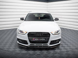 Front Splitter V.2 compatible with Audi A4 Competition B8 Facelift