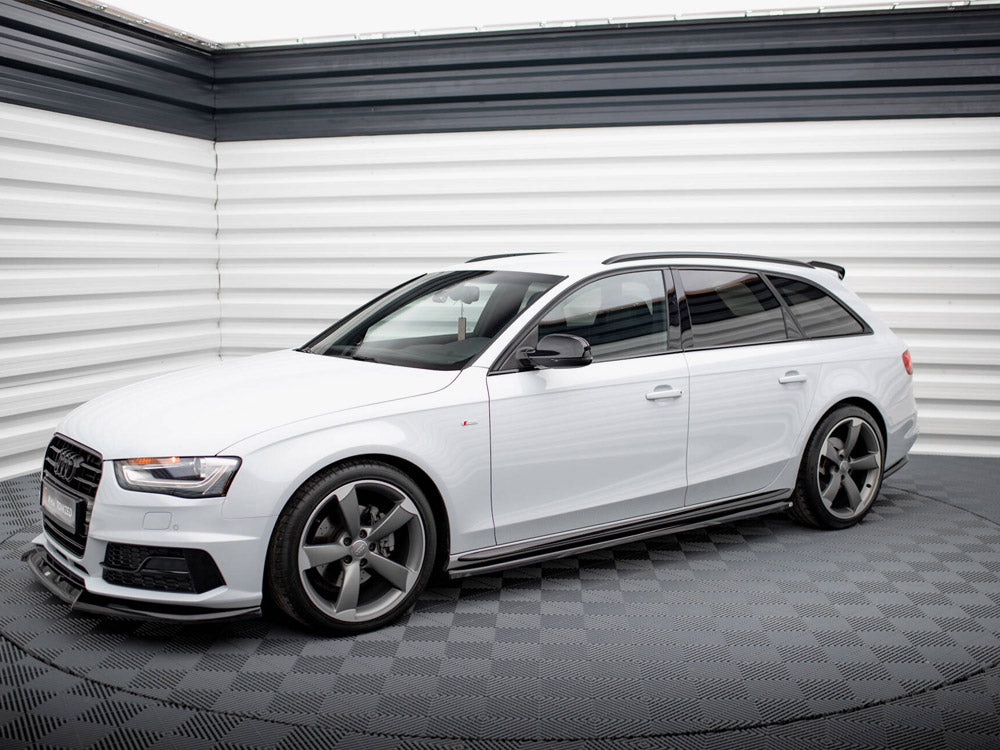 Side Skirts Diffusers V.3 compatible with Audi A4 / A4 S Line / S4 B8