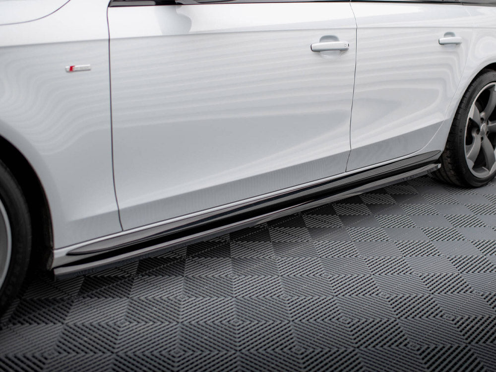Side Skirts Diffusers V.3 compatible with Audi A4 / A4 S Line / S4 B8
