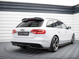 Central Rear Splitter (Vertical Bars) compatible with Audi A4 Competition B8 Facelift