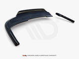 Central Rear Splitter (Vertical Bars) compatible with Audi A4 Competition B8 Facelift