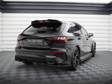 Rear Side Splitters V.1 compatible with Audi RS 3 Sportback 8Y