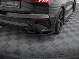 Rear Side Splitters V.1 compatible with Audi RS 3 Sportback 8Y