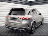 Rear Splitter (Vertical Bars) compatible with Mercedes-Benz GLE SUV AMG Line W167 / W167 Facelift