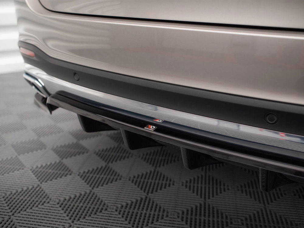 Rear Splitter (Vertical Bars) compatible with Mercedes-Benz GLE SUV AMG Line W167 / W167 Facelift