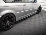 Side Skirts Diffusers compatible with BMW 3 Coupe E46