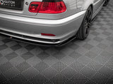 Rear Side Splitters compatible with BMW 3 Coupe E46