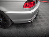 Rear Side Splitters compatible with BMW 3 Coupe E46