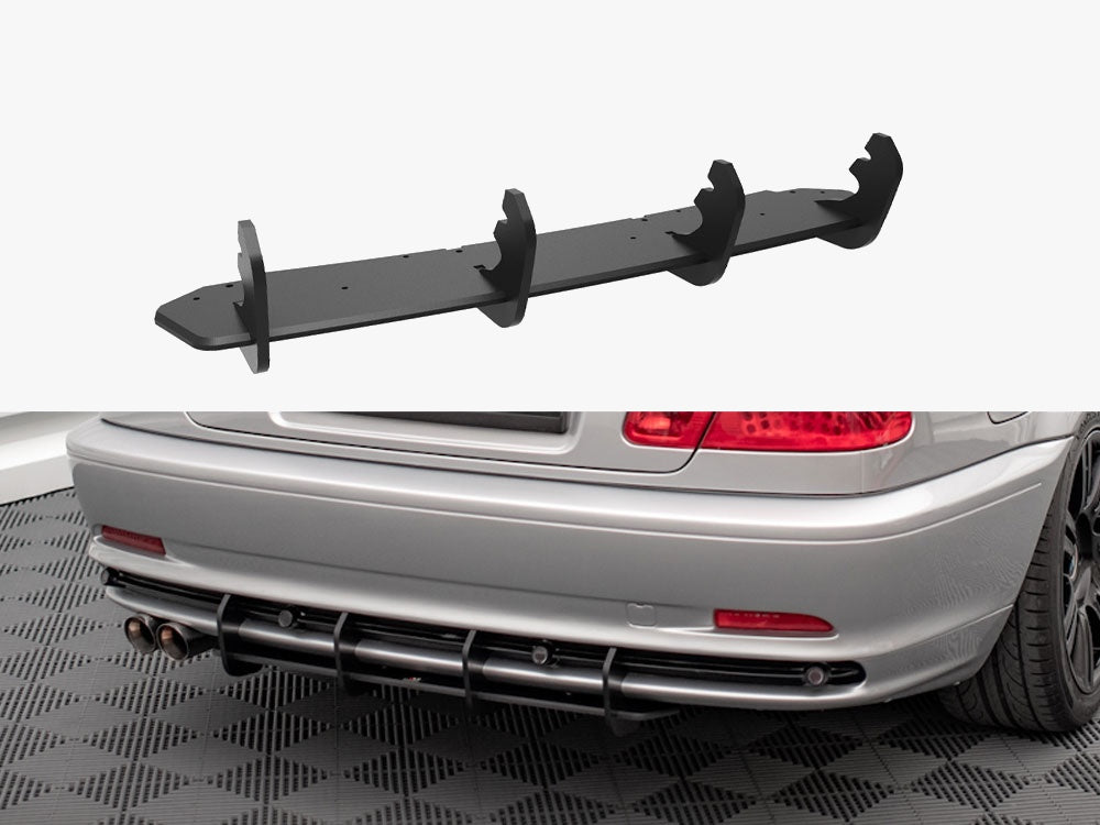 Street PRO Rear Diffuser compatible with BMW 3 Coupe E46