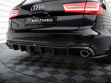 Rear Valance compatible with Audi A6 Sedan / Avant C7 (Version with single exhausts on both sides)