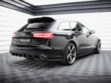 Rear Side Splitters V.3 compatible with Audi A6 Avant / Sedan C7