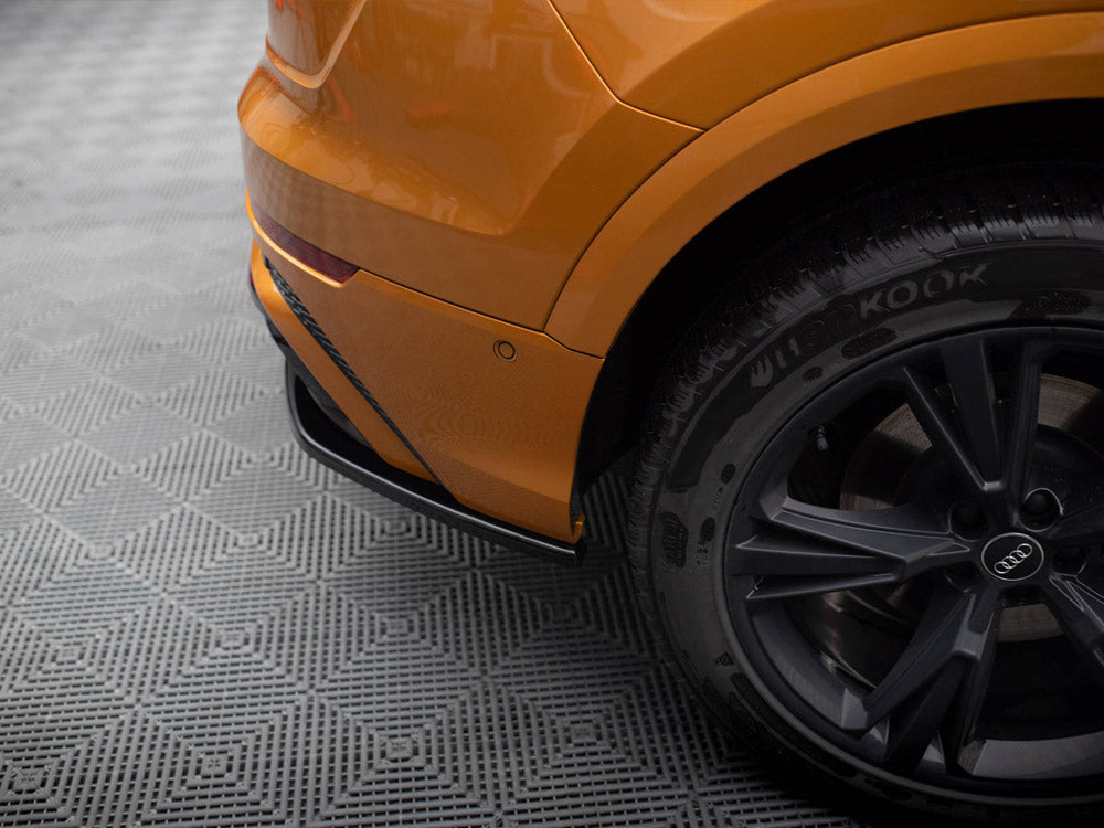 Rear Side Splitters compatible with Audi Q8 S Line