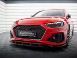 Front Splitter V.2 compatible with Audi RS 4 B9 Facelift