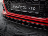 Front Splitter V.2 compatible with Audi RS 4 B9 Facelift